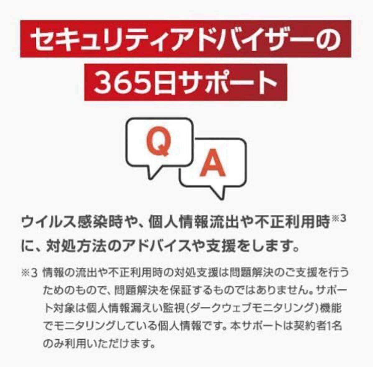ウイルスバスタートータルセキュリティ スタンダード 3年6台版 オンラインコード版_画像4