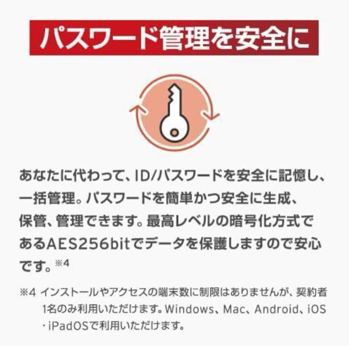 ウイルスバスタートータルセキュリティ スタンダード 3年6台版 オンラインコード版_画像5