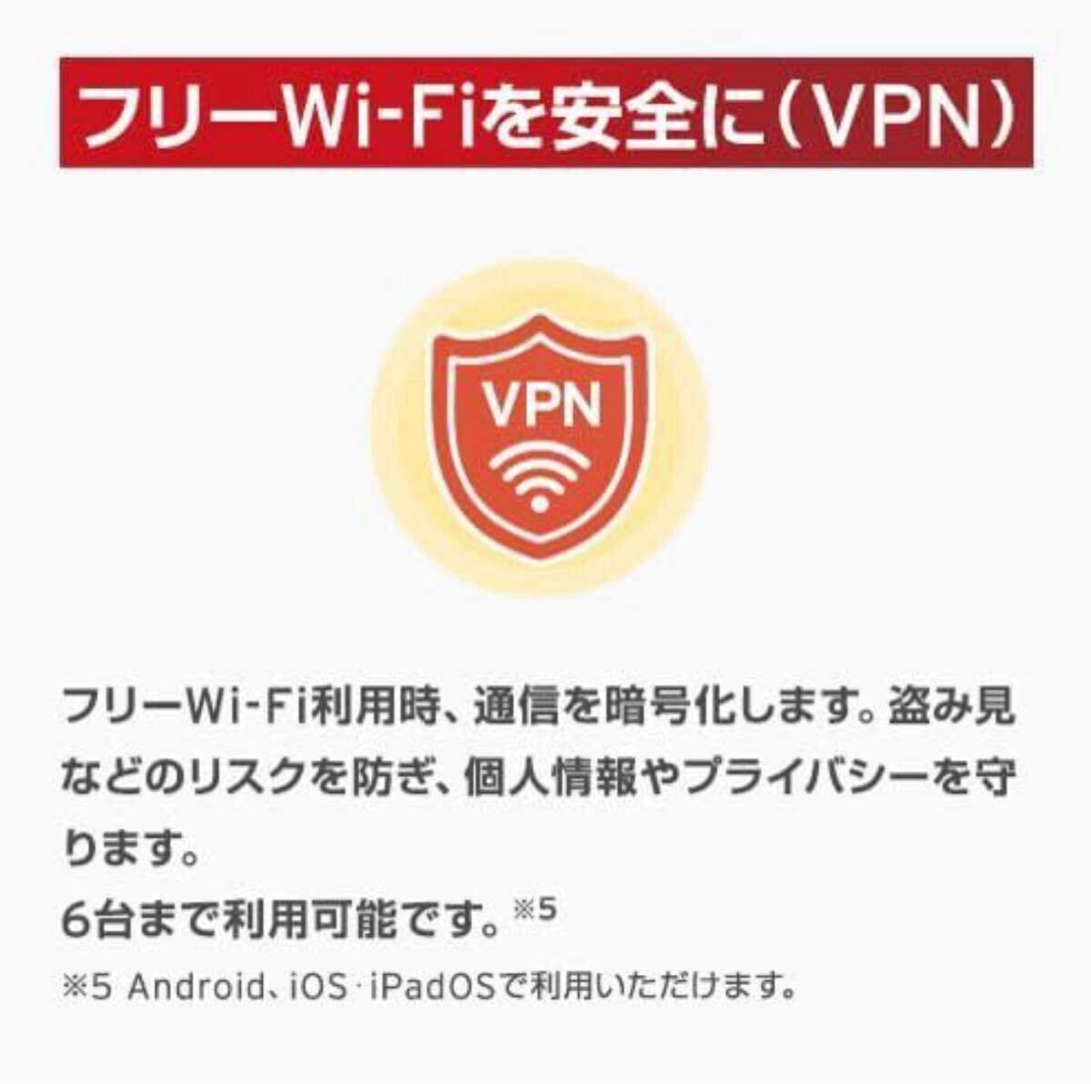 ウイルスバスタートータルセキュリティ スタンダード 3年6台版 オンラインコード版_画像6
