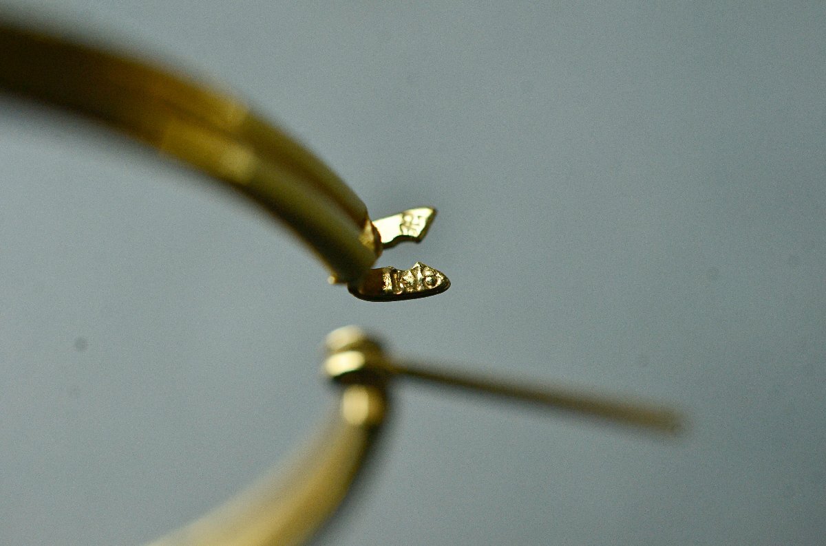 K18 イエローゴールドピアスまとめ6点 7.9g(7.79g) ※11月13日に井島貴金属にてX線検査済 資料付属 本体のみ★【YB】YG中古25Y1030-7_画像6