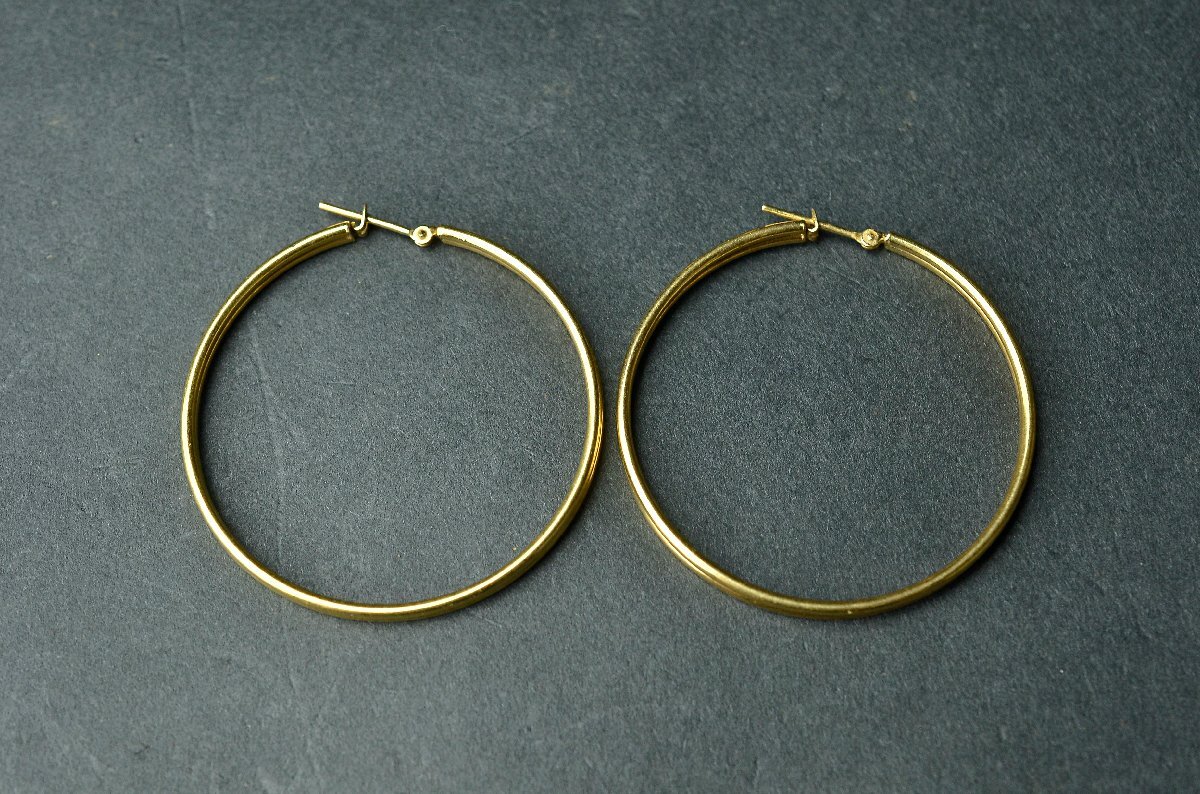 K18 イエローゴールドピアスまとめ6点 7.9g(7.79g) ※11月13日に井島貴金属にてX線検査済 資料付属 本体のみ★【YB】YG中古25Y1030-7_画像5