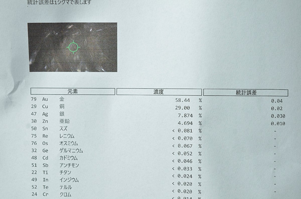 K14保証 イエローゴールド ハート形ペンダントトップ 2.4g(2.45g) 14K刻印 ※11月13日に井島貴金属X線検査資料付属 本体のみ★【YB】YG中古_画像9