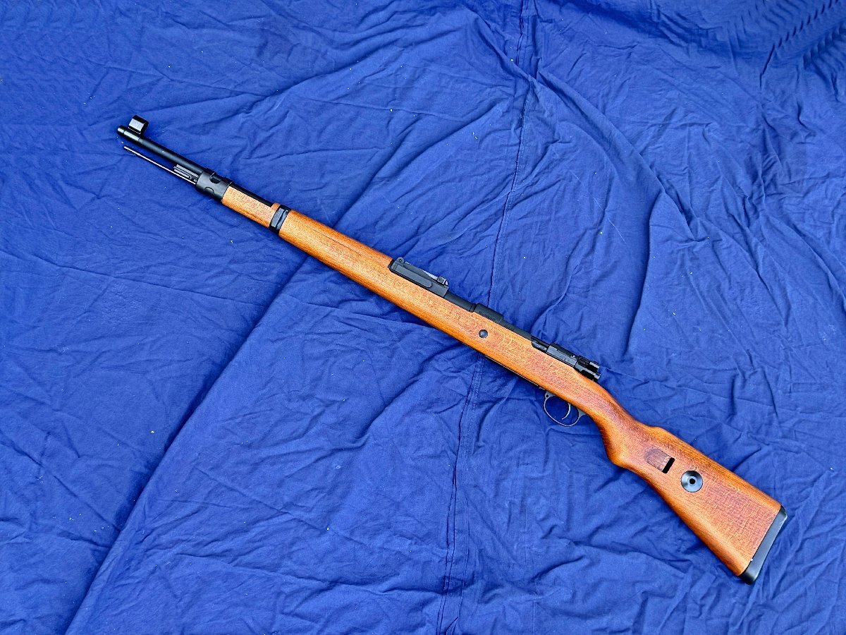  Marushin Mauser Kar98k картридж тип газовый пистолет *ga Sly полный 6mm* картридж * зажим * оригинальная коробка приложен *[YB] б/у скумбиря geMARUSHIN