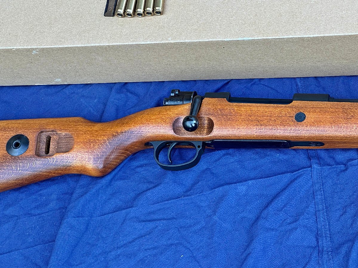  Marushin Mauser Kar98k картридж тип газовый пистолет *ga Sly полный 6mm* картридж * зажим * оригинальная коробка приложен *[YB] б/у скумбиря geMARUSHIN