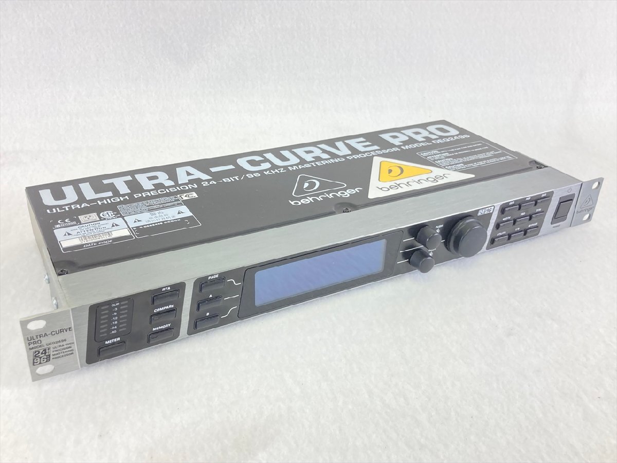 [11]BEHRINGER Behringer DEQ2496 эквалайзер б/у текущее состояние товар 251011B8265