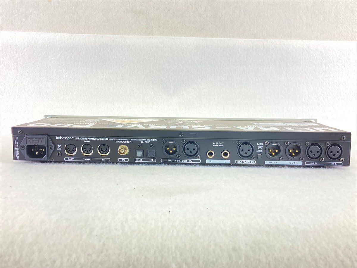 [11]BEHRINGER Behringer DEQ2496 эквалайзер б/у текущее состояние товар 251011B8265