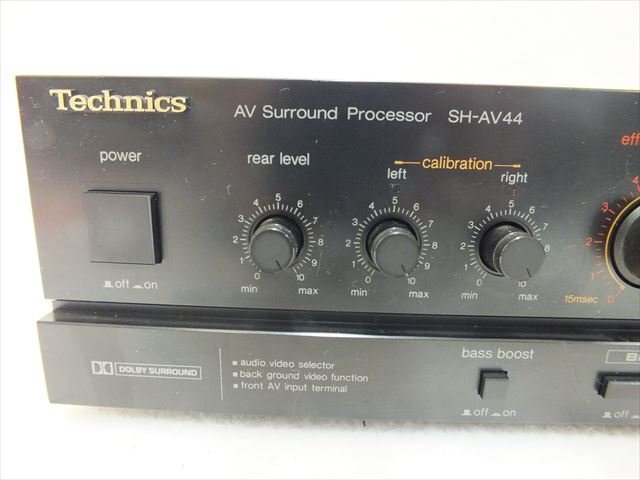 【01】Technics テクニクス SH-AV44 AV サウンドプロセッサー 中古 現状品 251101Y8848_画像2
