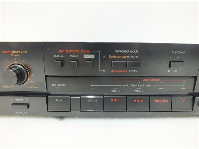 【01】Technics テクニクス SH-AV44 AV サウンドプロセッサー 中古 現状品 251101Y8848_画像3