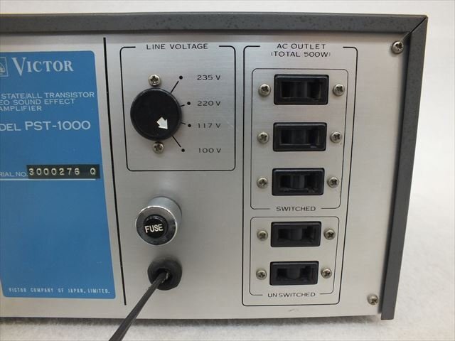 [01]Victor Victor PST-1000 усилитель б/у текущее состояние товар 251101E4727