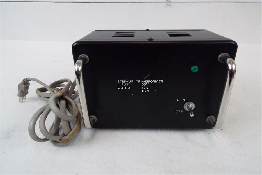 【07】東京理工社 自作？ Step-UP TRANSFORMER ステップアップトランス 中古 現状品 251107G7316_画像1
