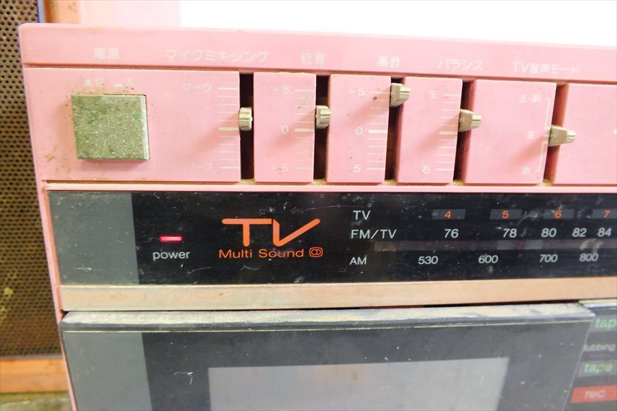 【08】Technics テクニクス SA-K3W ミニコンポ 中古 現状品 250805B6587_画像3