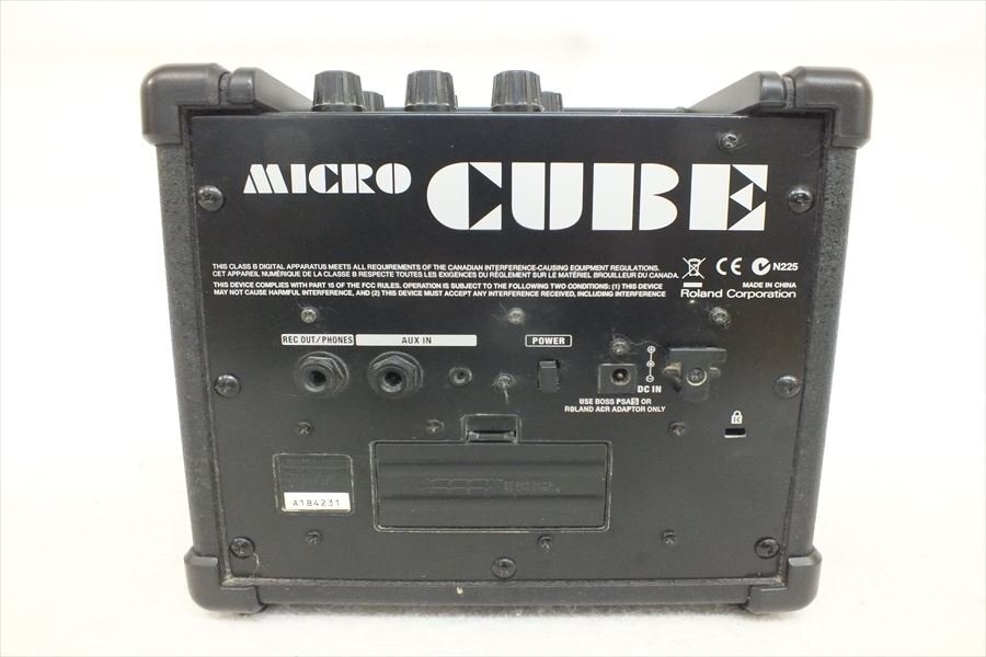 [01]Roland Roland MICRO CUBE гитарный усилитель б/у текущее состояние товар 251101E4270