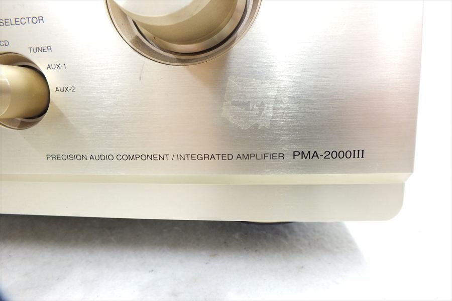 【09】DENON デノン PMA-2000III アンプ 現状品 中古 251111B8571_画像6