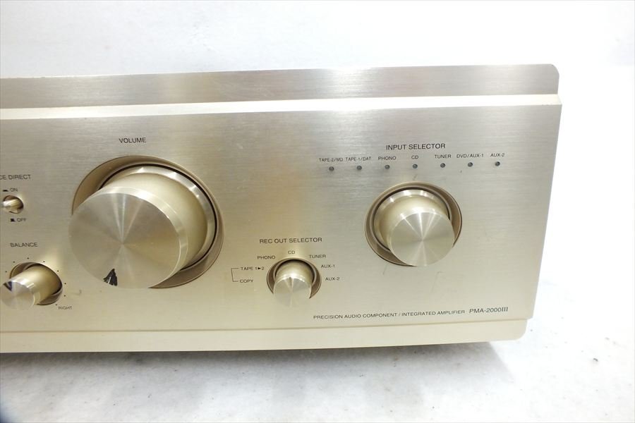 【09】DENON デノン PMA-2000III アンプ 現状品 中古 251111B8571_画像5