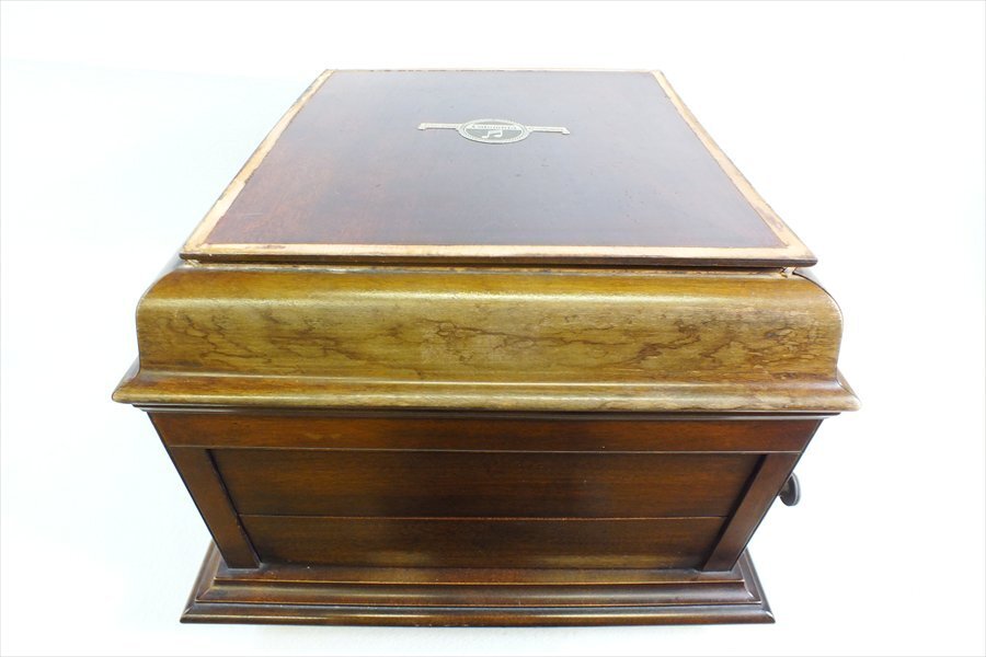 【08】Colombia コロンビア No.114 蓄音機 動作確認済 中古 現状品 251108B6443_画像1