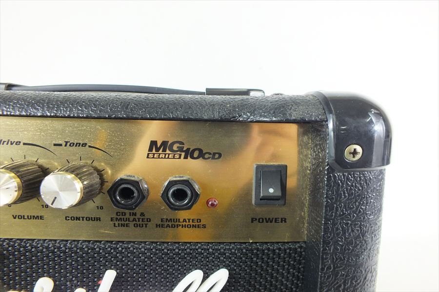 【09】Marshall マーシャル MG10CD ギターアンプ 音出し確認済 中古 現状品 251109J6910_画像4