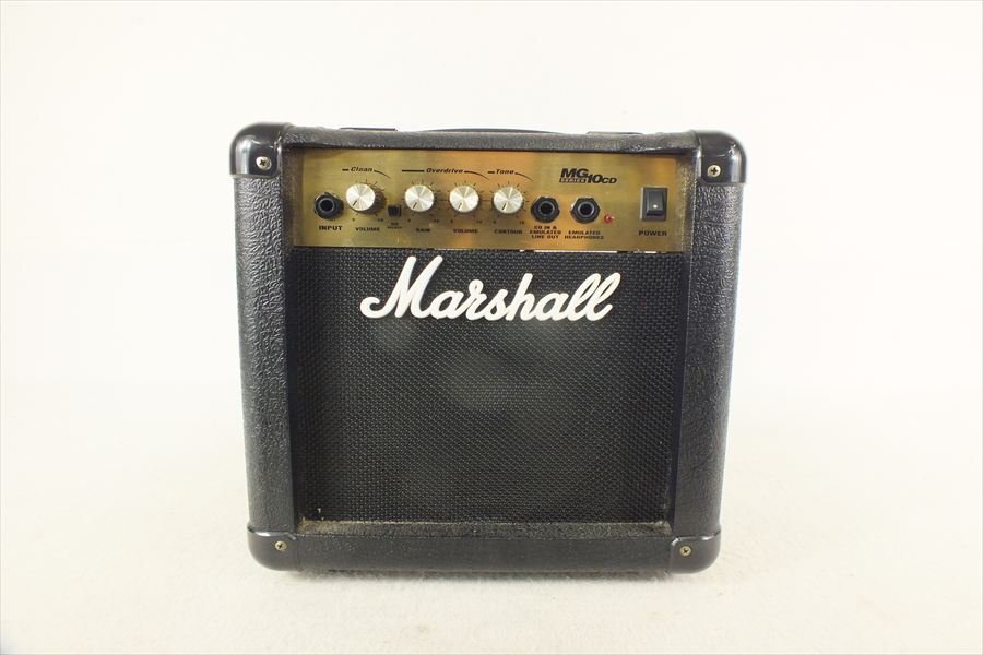 【09】Marshall マーシャル MG10CD ギターアンプ 音出し確認済 中古 現状品 251109J6910_画像2