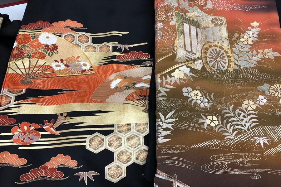 【99】中古着物 着物 留袖 まとめ売り15点 京友禅 刺繍 作家物あり 美品あり しつけ糸付きあり フォーマル 中古品 現状品 和ものや傳 A1127_画像4