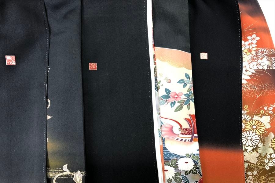 【99】中古着物 着物 留袖 まとめ売り15点 京友禅 刺繍 作家物あり 美品あり しつけ糸付きあり フォーマル 中古品 現状品 和ものや傳 A1127_画像9