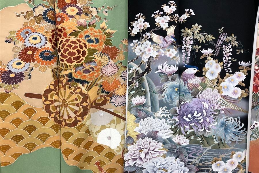 【99】中古着物 着物 留袖 まとめ売り15点 京友禅 刺繍 作家物あり 美品あり しつけ糸付きあり フォーマル 中古品 現状品 和ものや傳 A1127_画像2