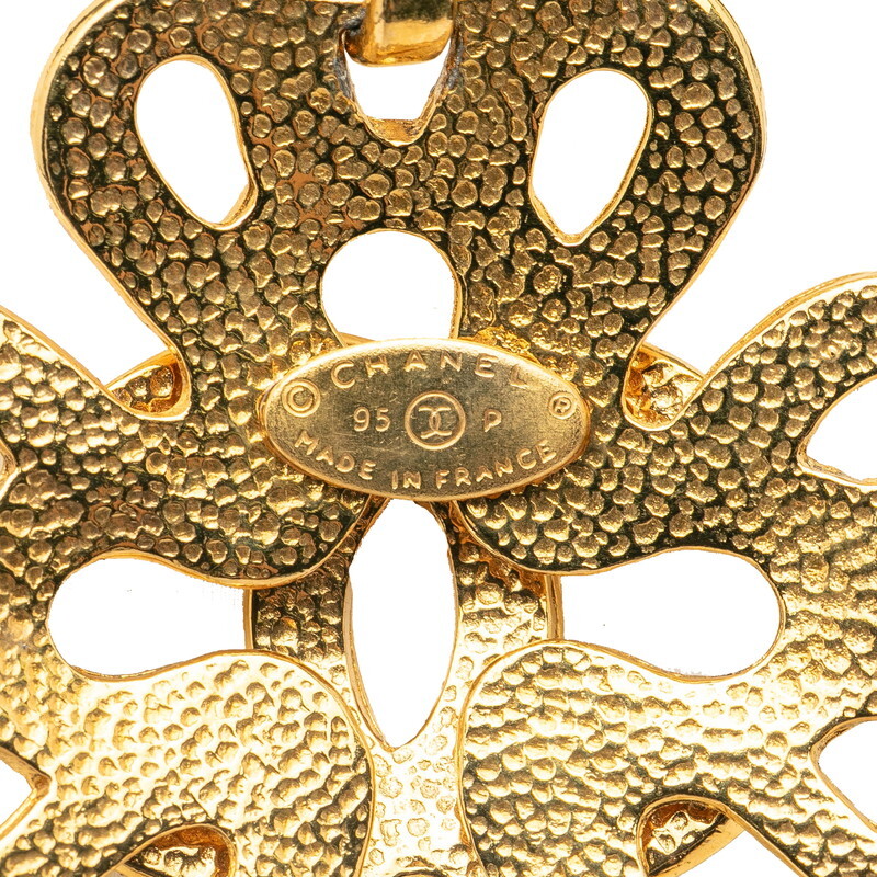  Chanel Vintage здесь Mark колье Gold металлизированный женский CHANEL [ б/у ]