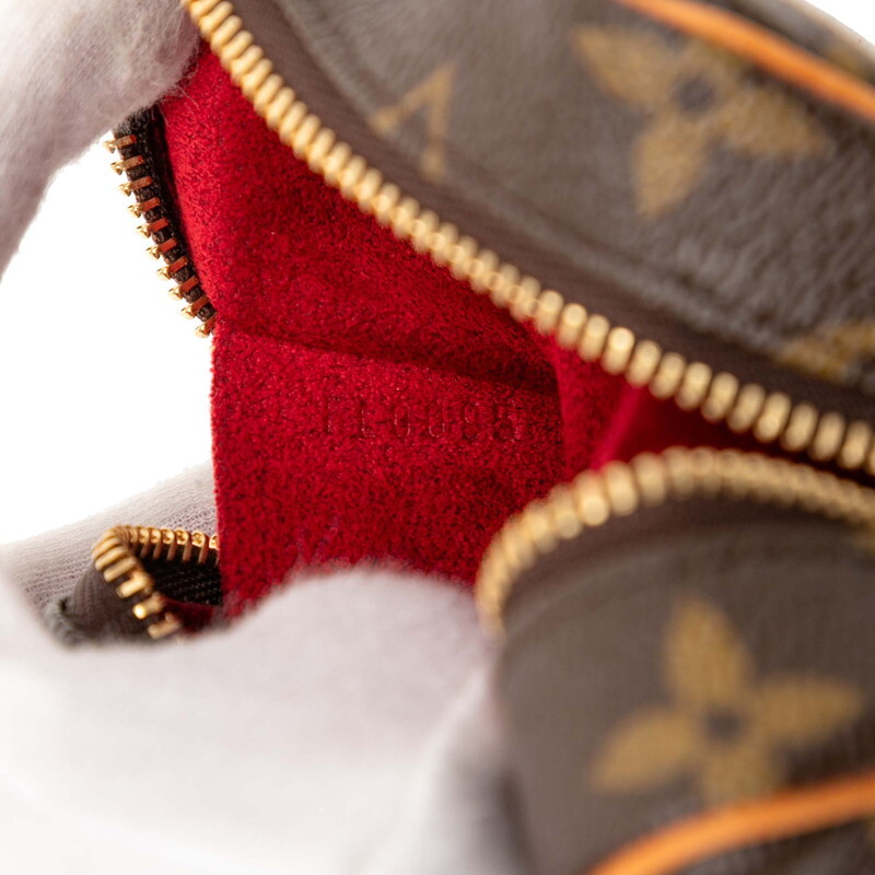 ルイ ヴィトン モノグラム トゥルース ワピティ ポーチ カメラケース M58030 ブラウン PVC レザー レディース LOUIS VUITTON 【中古】_画像6