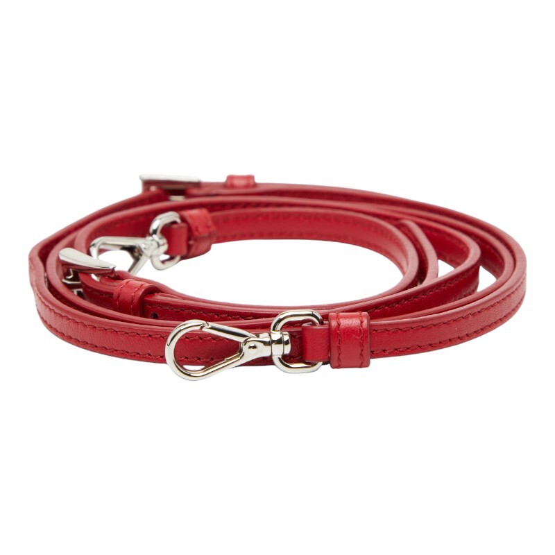  Prada плечо ремешок красный кожа женский PRADA [ б/у ]