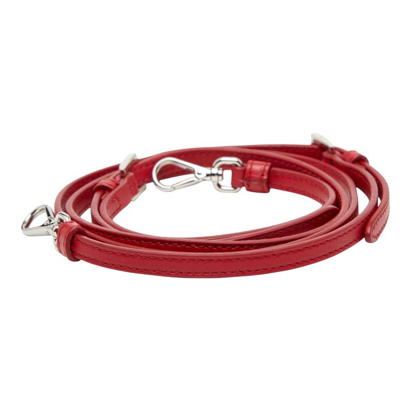  Prada плечо ремешок красный кожа женский PRADA [ б/у ]