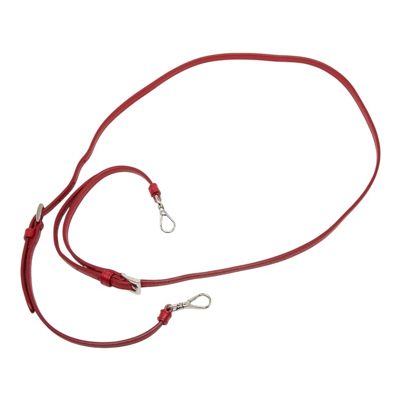  Prada плечо ремешок красный кожа женский PRADA [ б/у ]