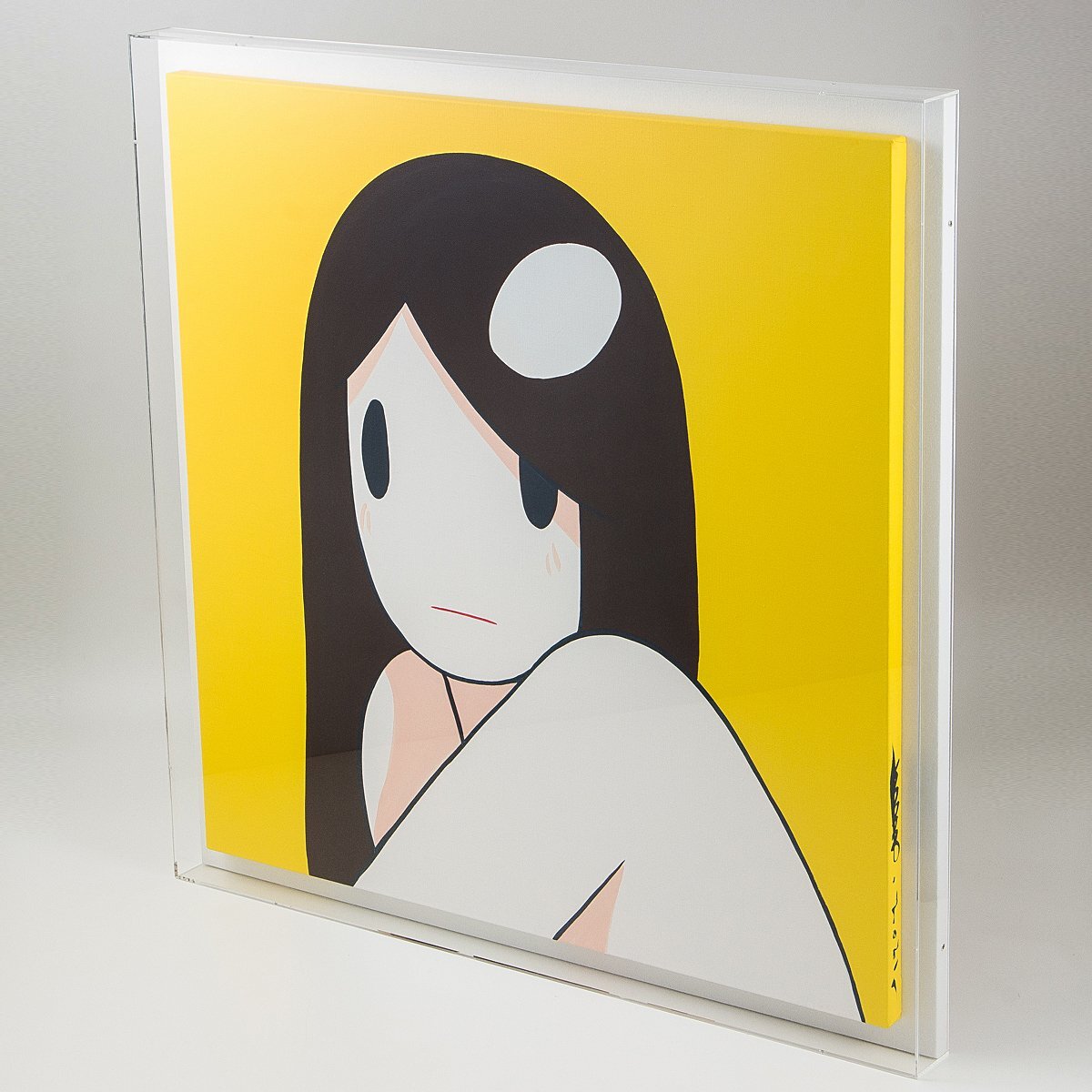 【1on1】真作 天野タケル 『Venus #37』 原画 アクリル キャンバス 20号 2021年 証明書付 アクリルBOX額／父:天野喜孝 現代アート 希少作品_画像2