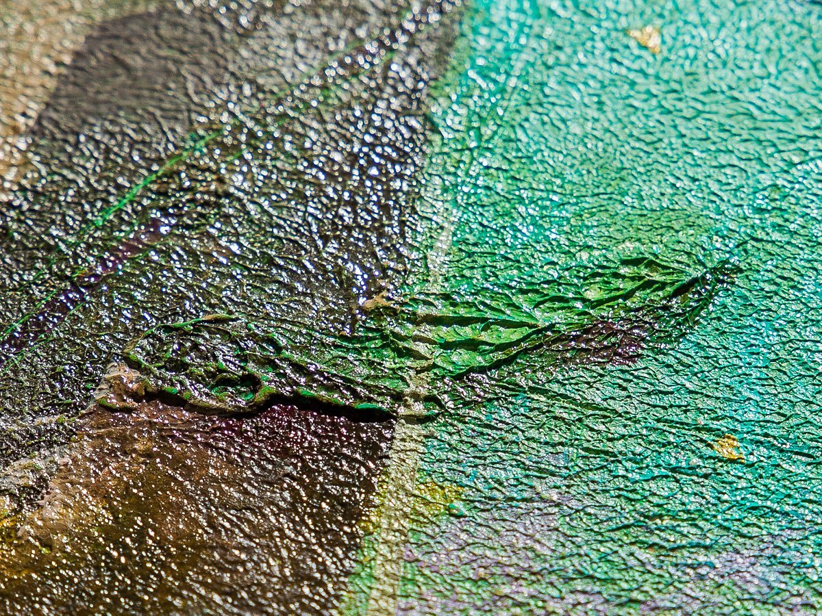 【1on1】真作 藤原護 『otonomie』 油彩 キャンバス 30号 1990年 額装／二紀展優賞 昭和会展優秀賞 兵庫県芸術奨励賞 色彩と音のハーモニー_画像8