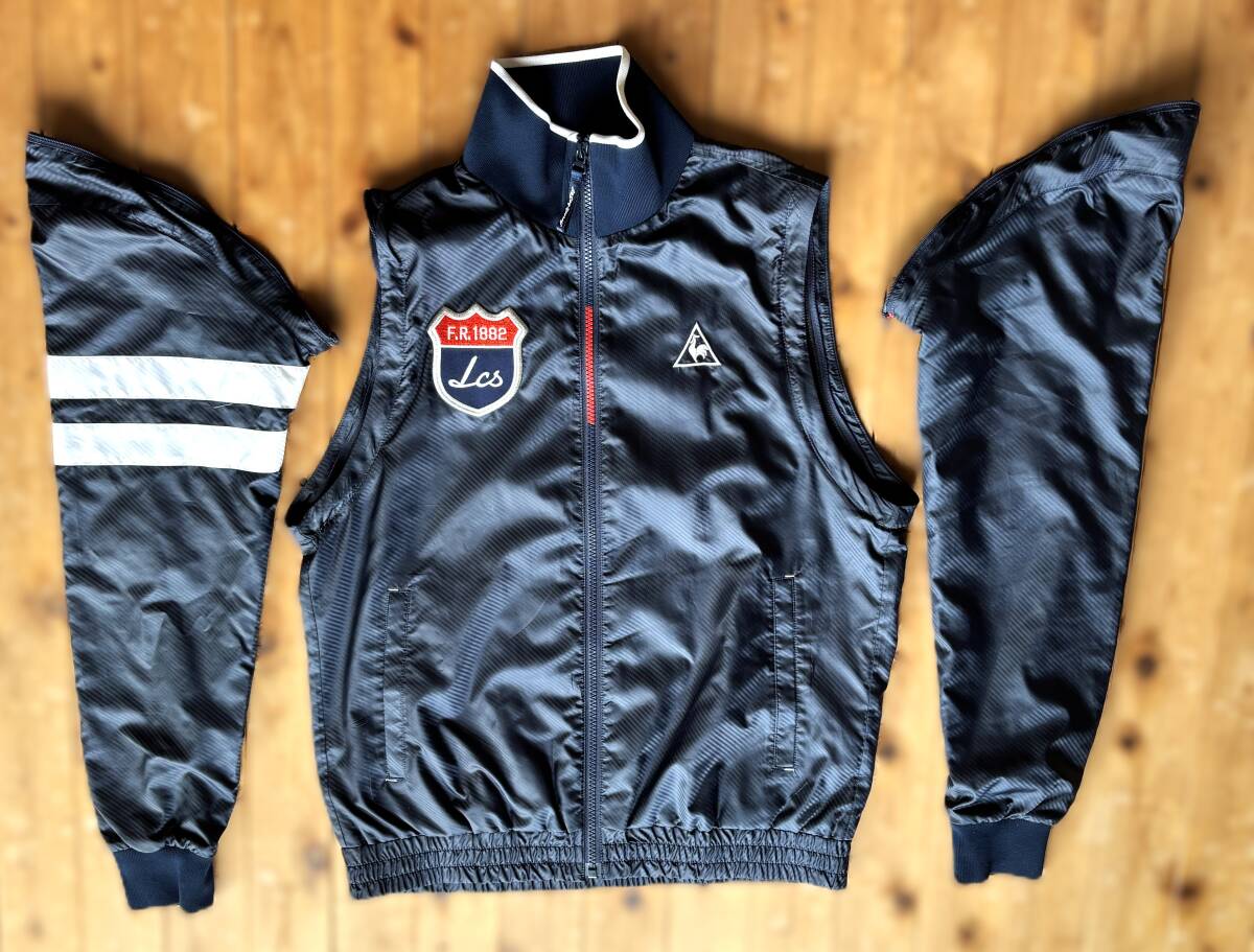 ゴルフ　メンズ　ルコック　2way ウィンドブレーカー　ベスト　M　_画像3