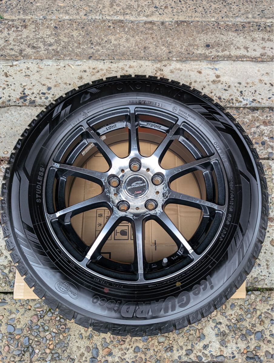 スタッドレスタイヤ 215/60R16 ホイールセット４本 中古_画像3
