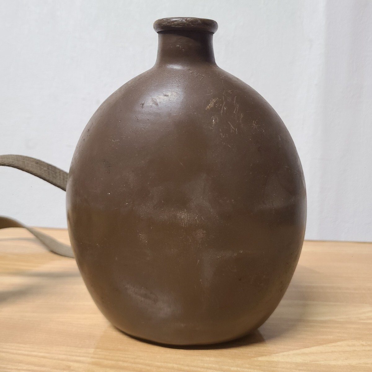 1112◆ 軍用水筒 昭和19年 ロ号 当時物 アルミ水筒 大日本帝国 旧日本軍 ◇◆ _画像2