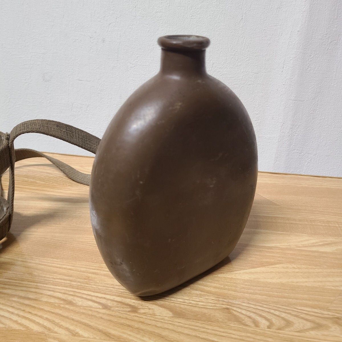 1112◆ 軍用水筒 昭和19年 ロ号 当時物 アルミ水筒 大日本帝国 旧日本軍 ◇◆ _画像3