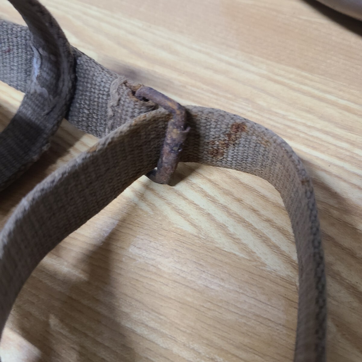 1112◆ 軍用水筒 昭和19年 ロ号 当時物 アルミ水筒 大日本帝国 旧日本軍 ◇◆ _画像7