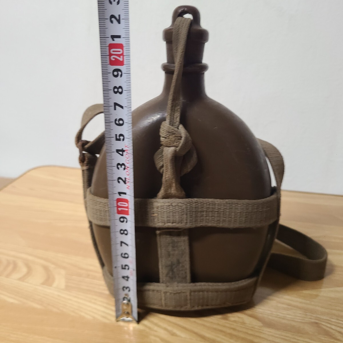 1112◆ 軍用水筒 昭和19年 ロ号 当時物 アルミ水筒 大日本帝国 旧日本軍 ◇◆ _画像8