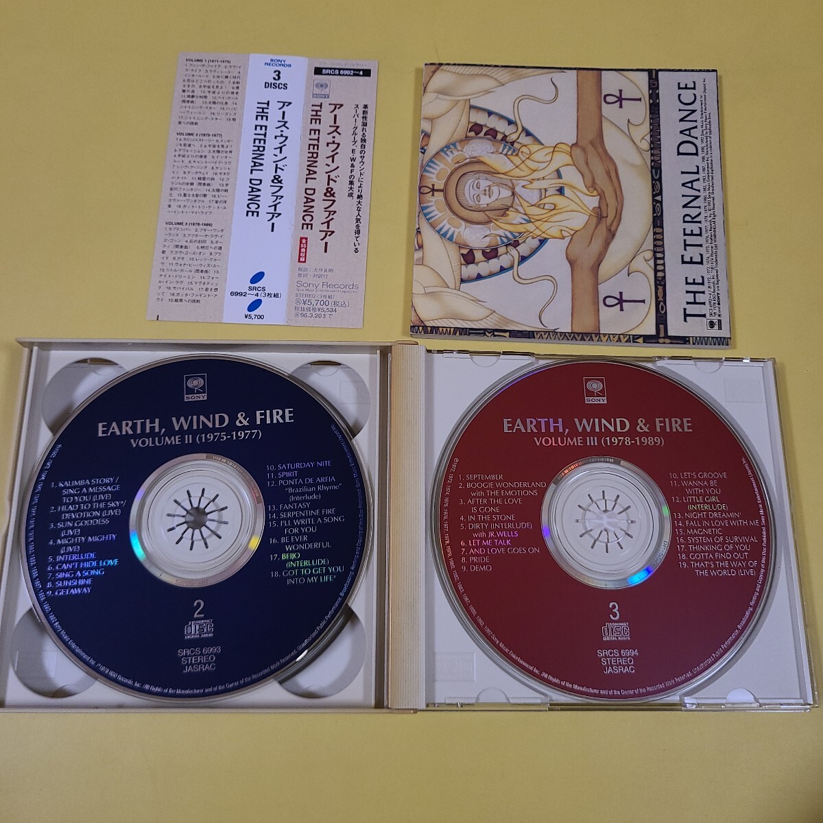 614◆◇ CD アース・ウィンド&ファイアー/ジ・エターナル・ダンス 3枚組◇◆_画像3