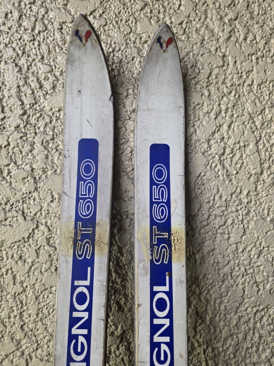  1119 ★☆スキー板 ROSSIGNOL ロシニョール ST650 Equipe　FIBROPLASTIQUE 　ヴィンテージ　昭和レトロ 約193cm☆★_画像2