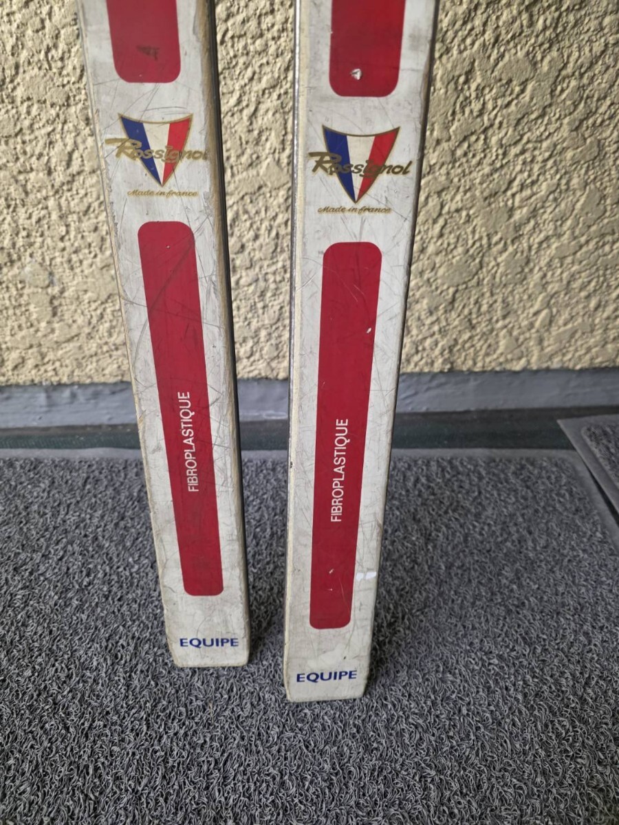 1119 ★☆スキー板 ROSSIGNOL ロシニョール ST650 Equipe　FIBROPLASTIQUE 　ヴィンテージ　昭和レトロ 約193cm☆★_画像5