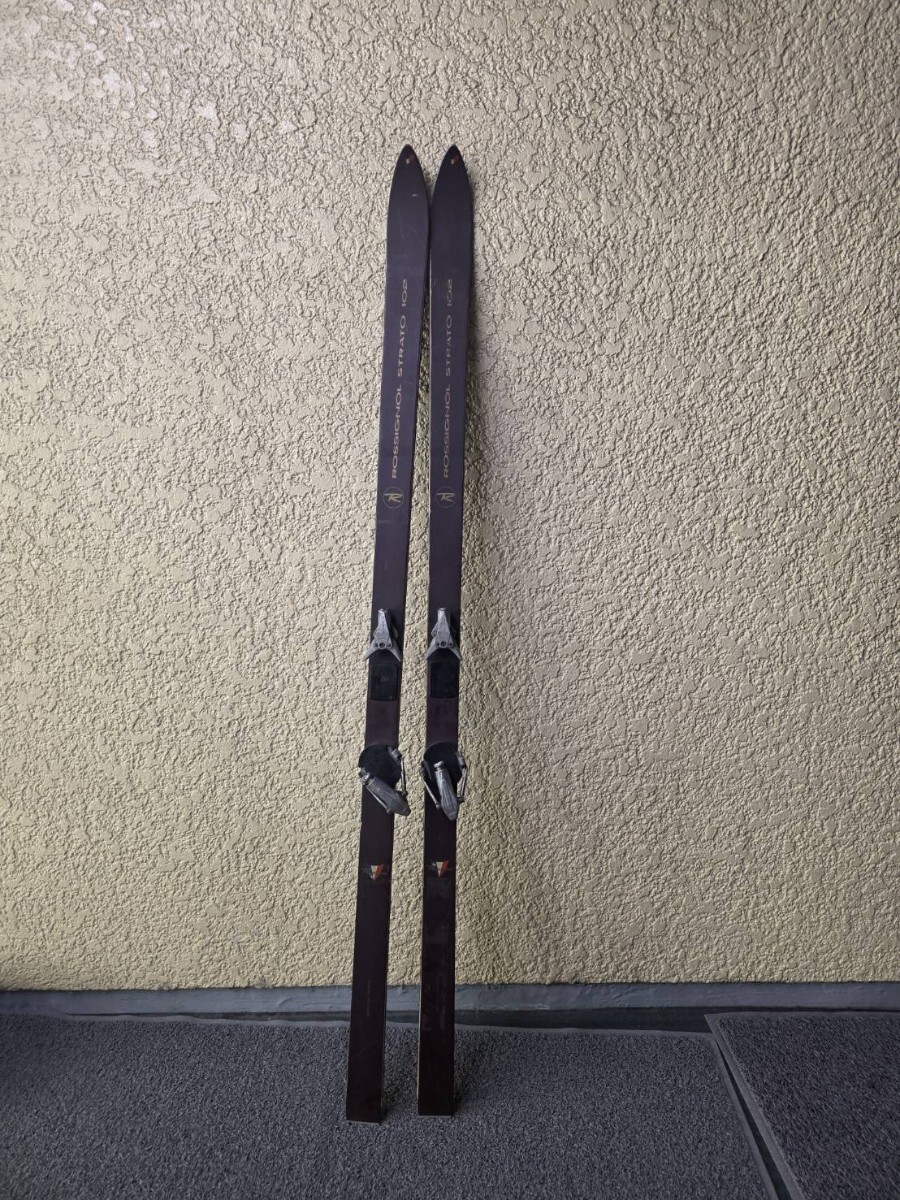  1119 ★☆レトロ スキー板 ロシニョール ROSSIGNOL STRATO 102 約203cm ☆★_画像1