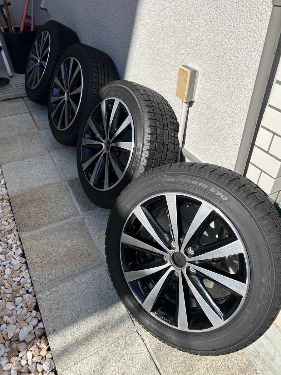 195/55/R16 純正ホイール　スタッドレス　VW ポロ 6R_画像1