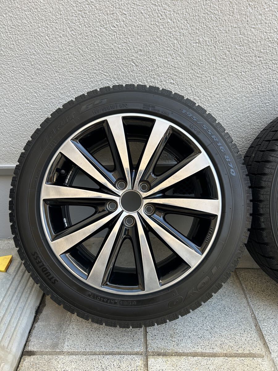 195/55/R16 純正ホイール　スタッドレス　VW ポロ 6R_画像3