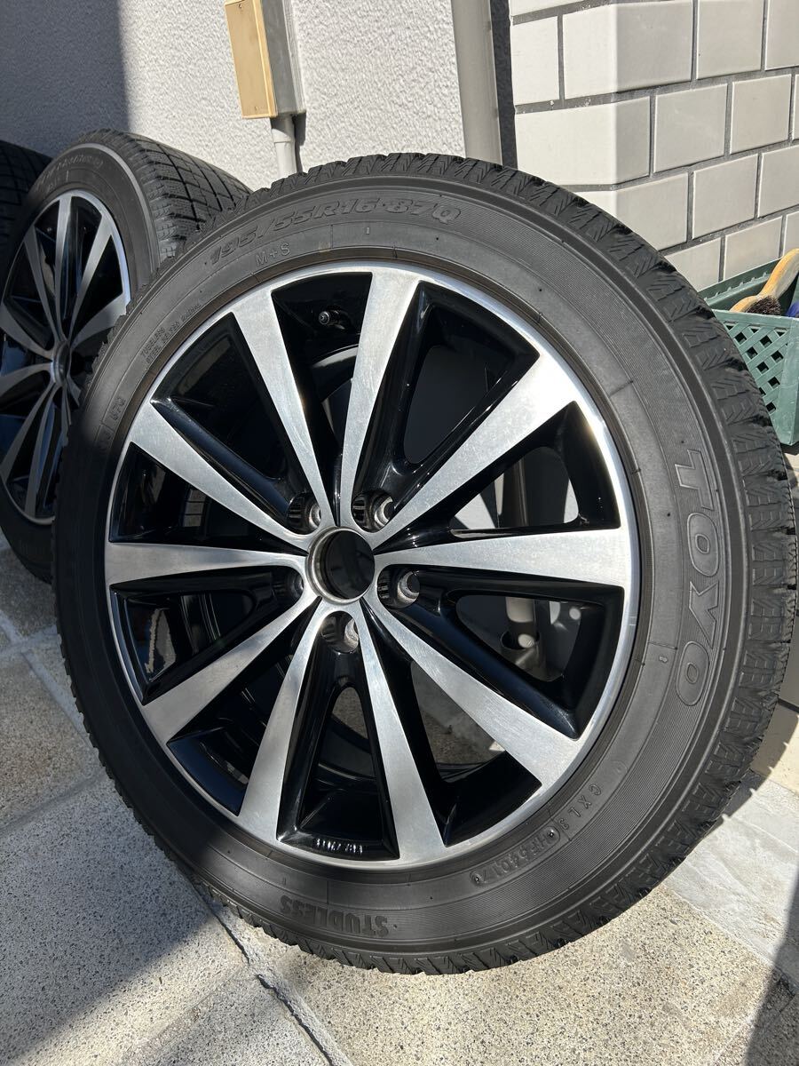 195/55/R16 純正ホイール　スタッドレス　VW ポロ 6R_画像6