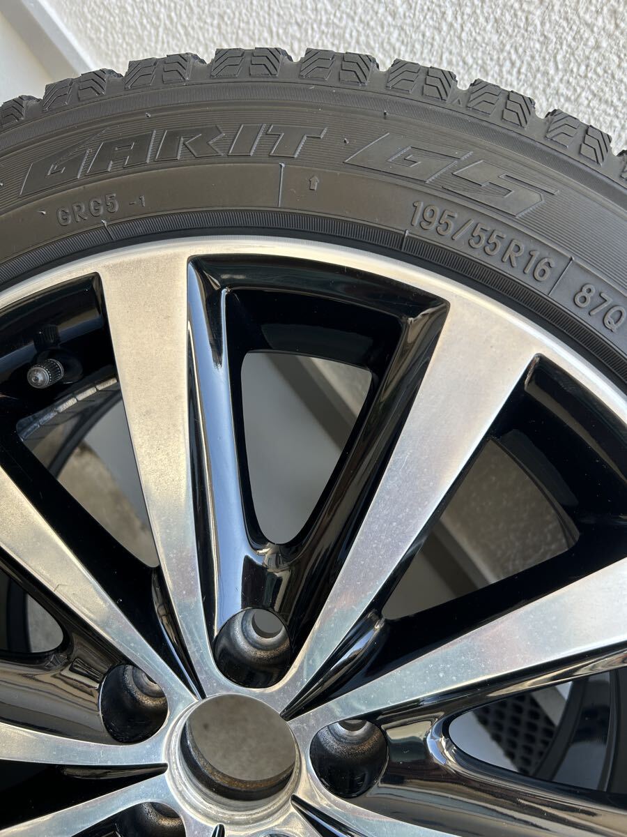 195/55/R16 純正ホイール　スタッドレス　VW ポロ 6R_画像8