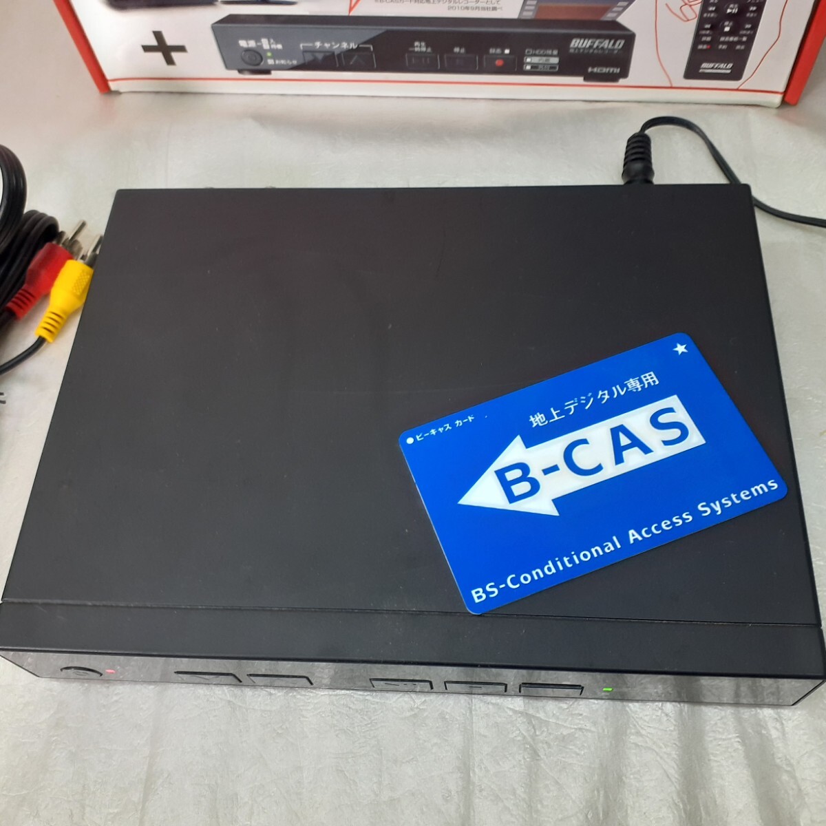 BUFFALO DTV-H500R バッファロー 地上 デジタル レコーダー チューナー 通電のみ　動作未確認　欠品あり【ジャンク】_画像4