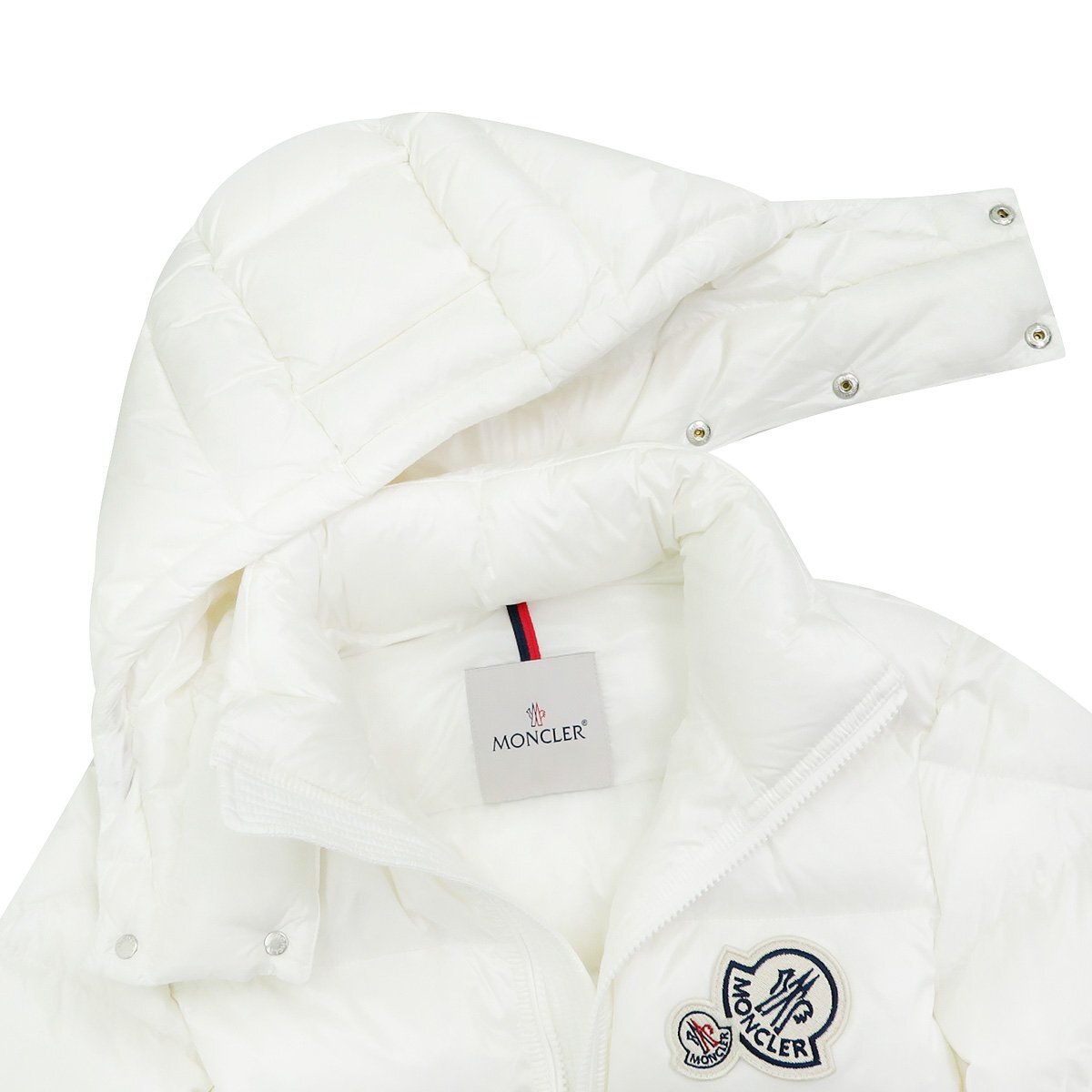 【未使用】MONCLER モンクレール BRAMANT ブラマント ダウン ジャケット サイズ0 ホワイト 白 レディース 国内正規品 47524_画像3
