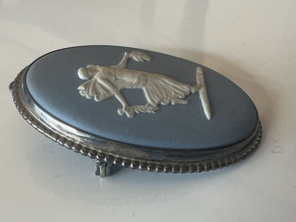 ☆ WEDGWOOD MADE IN ENGLAND刻印 ウェッジウッドペンダントブローチ_画像3