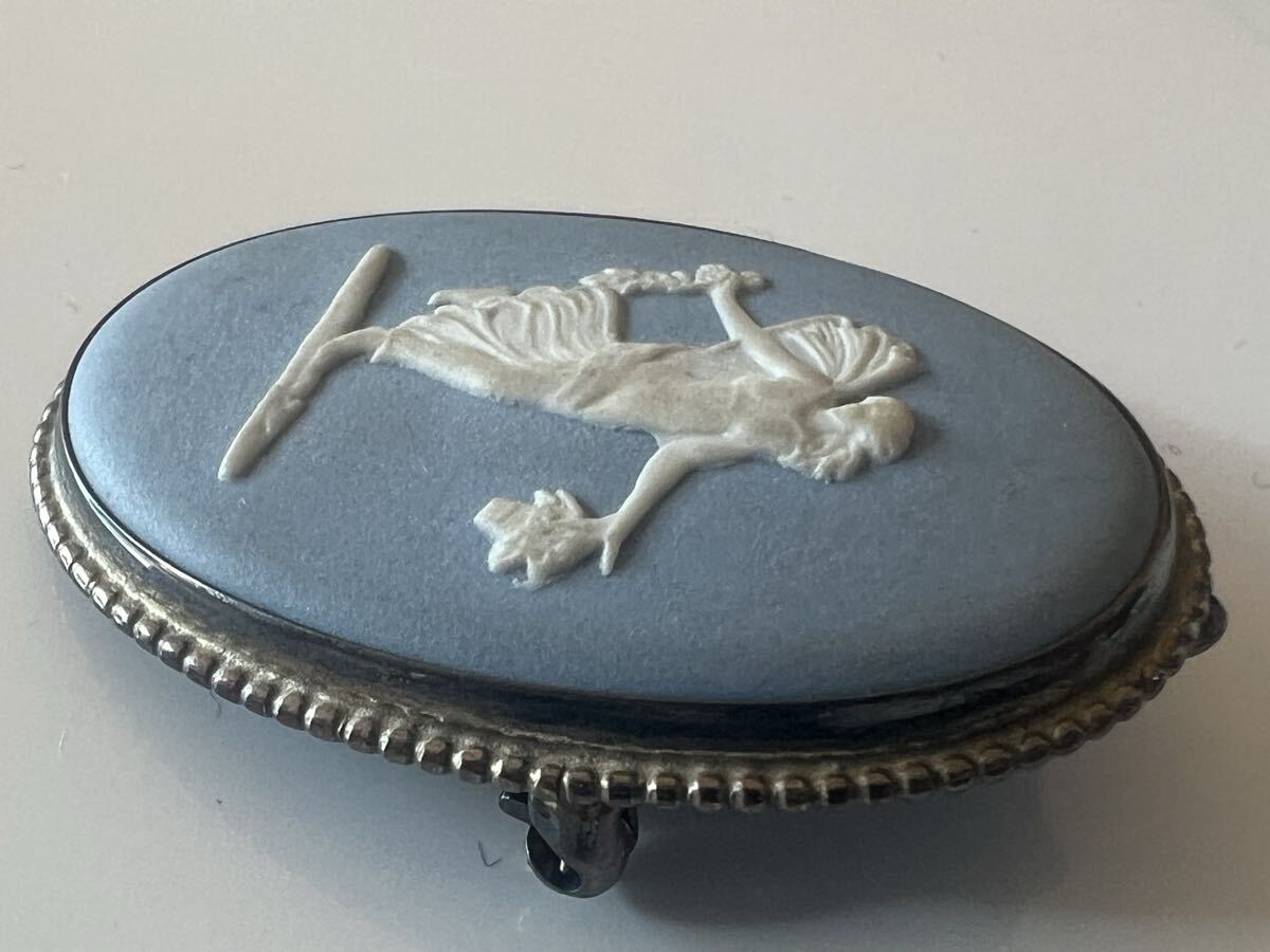 ☆ WEDGWOOD MADE IN ENGLAND刻印 ウェッジウッドペンダントブローチ_画像4