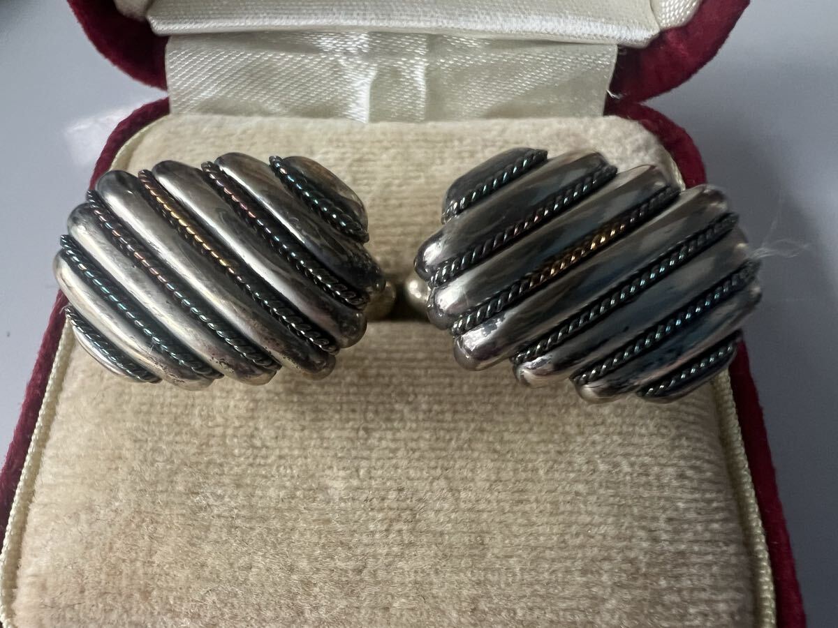 ☆TIFFANY& Co. 925 750刻印　カフス　保存袋付き_画像2